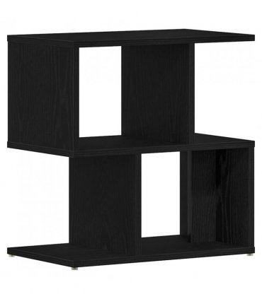 vidaXL Bedside Cabinet 2 pcs Black Oak 50 x 30 x 51,5 cm