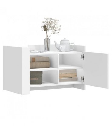 vidaXL Coffee Table White 80x50x50 cm Engineered Wood