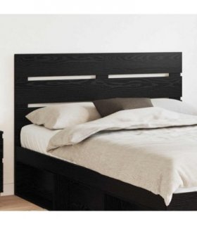 vidaXL Headboard Black Oak Engineered Wood