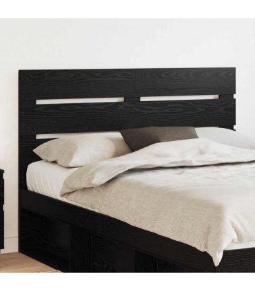 vidaXL Headboard Black Oak Engineered Wood