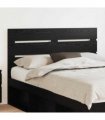 vidaXL Headboard Black Oak Engineered Wood