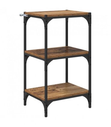 vidaXL Book Cabinet Old wood 40 x 33 x 70.5 cm Engineered wood