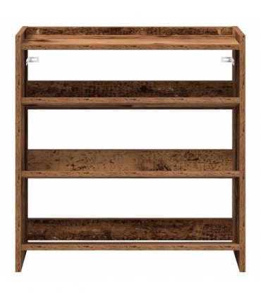 vidaXL Shoe Rack Old Wood 60x25x62 cm Engineered Wood