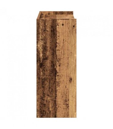 vidaXL Shoe Rack Old Wood 60x25x62 cm Engineered Wood
