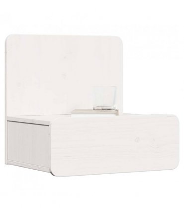 vidaXL Bedside Table 2 pcs White 44 x 32.5 x 40 cm Solid pine wood