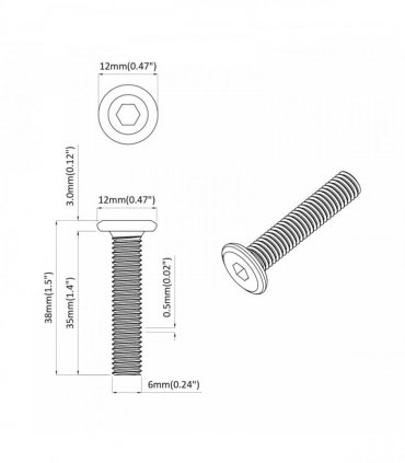 vidaXL Lock Screw Plain 2514 pcs Silver Steel