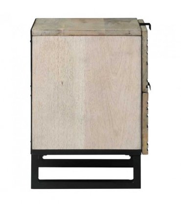 vidaXL Bedside Cabinet White 40 x 33 x 46 cm Engineered Wood