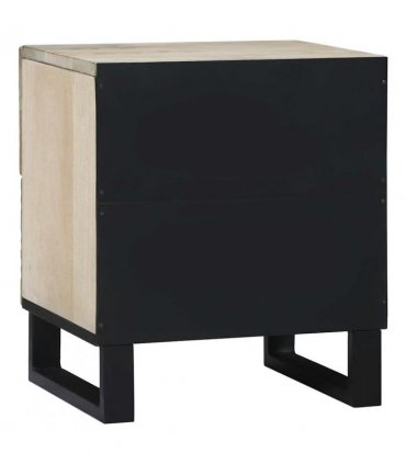 vidaXL Bedside Cabinet White 40 x 33 x 46 cm Engineered Wood