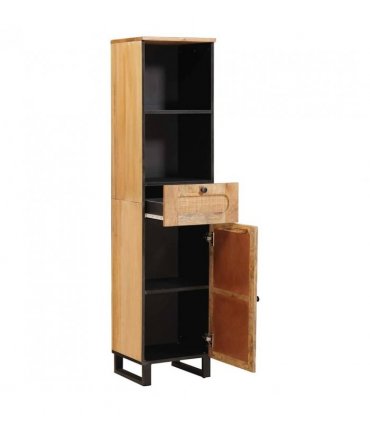vidaXL Bathroom Cabinet Brown 38 x 33 x 160 cm Solid Mango Wood