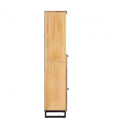 vidaXL Bathroom Cabinet Brown 38 x 33 x 160 cm Solid Mango Wood