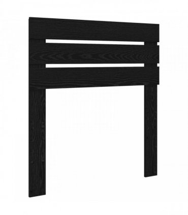 vidaXL Headboard Black Oak Engineered wood