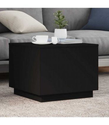vidaXL Coffee Table | Black | Engineered wood | 50 cm x 50 cm x 40 cm