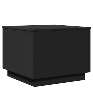 vidaXL Coffee Table | Black | Engineered wood | 50 cm x 50 cm x 40 cm