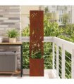 vidaXL Garden Privacy Screen Rusty 32 x 140 cm Weathering steel
