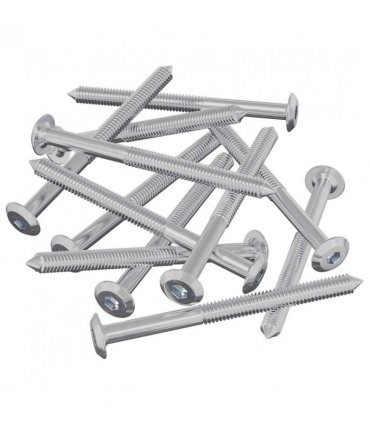 vidaXL Furniture Screws 1200 pcs Silver Steel