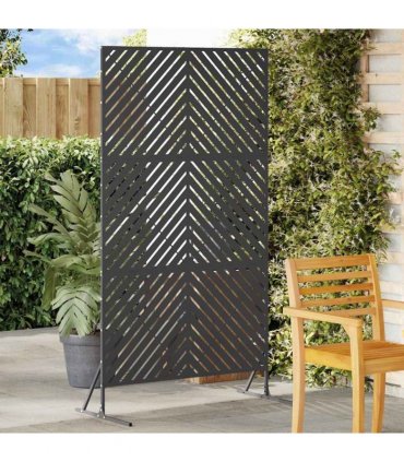 vidaXL Privacy Screen 100 x 50 x 180 cm Steel Black