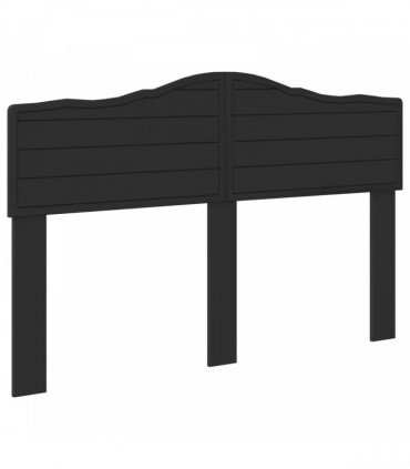 vidaXL Headboard Black Oak Engineered wood