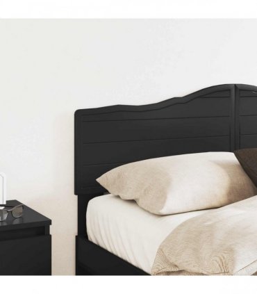vidaXL Headboard Black Oak Engineered wood