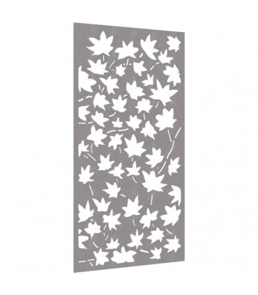 vidaXL Garden Wall Decoration 105x55 cm Corten Steel Maple Leaf Design