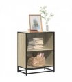 vidaXL Book Cabinet Sonoma Oak 60x35x76 cm Engineered Wood