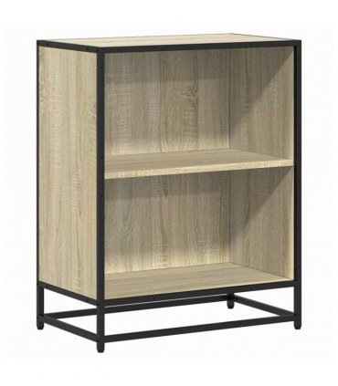 vidaXL Book Cabinet Sonoma Oak 60x35x76 cm Engineered Wood