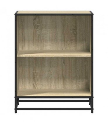 vidaXL Book Cabinet Sonoma Oak 60x35x76 cm Engineered Wood