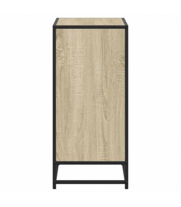 vidaXL Book Cabinet Sonoma Oak 60x35x76 cm Engineered Wood