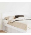 vidaXL Headboard White Engineered wood