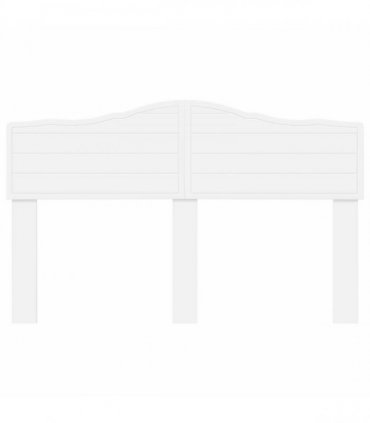 vidaXL Headboard White Engineered wood