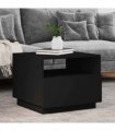 vidaXL Coffee Table | Black | Engineered wood | Small | Coffee Table | Square