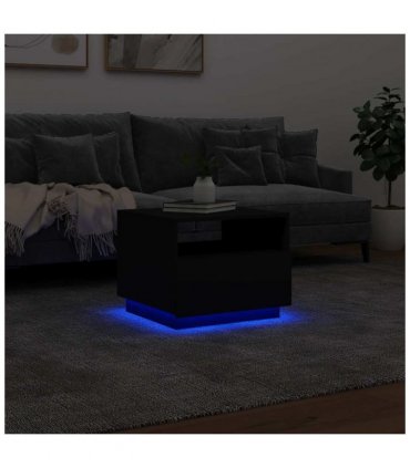 vidaXL Coffee Table | Black | Engineered wood | Small | Coffee Table | Square