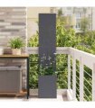 vidaXL Garden Privacy Screen Anthracite 32 x 150 cm Cold-rolled steel