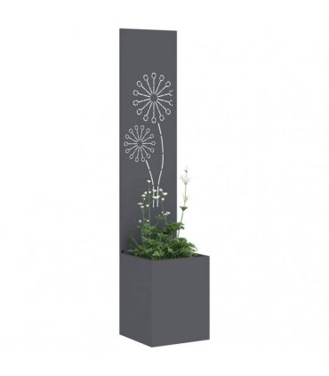 vidaXL Garden Privacy Screen Anthracite 32 x 150 cm Cold-rolled steel