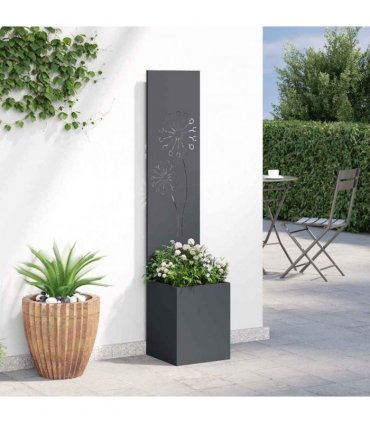vidaXL Garden Privacy Screen Anthracite 32 x 150 cm Cold-rolled steel