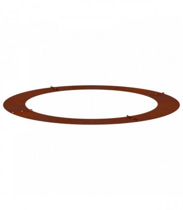 vidaXL suitable for Flat Tree Ring Brown Ø90 / 120 cm Weathering Steel