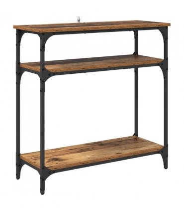 vidaXL Console Table Old Wood 75 x 29 x 75 cm Engineered Wood