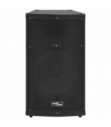 vidaXL Professional Passive Hifi Stage Speaker 1000 W Black 37x37x64cm