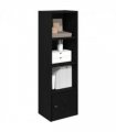 vidaXL Bookcase Black Oak 31x24x102 cm Engineered Wood