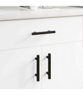 vidaXL Cabinet Handle 420 pcs Black 150 x 12.3 x 35.2 mm