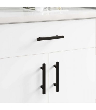 vidaXL Cabinet Handle 420 pcs Black 150 x 12.3 x 35.2 mm
