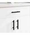 vidaXL Cabinet Handle 420 pcs Black 150 x 12.3 x 35.2 mm