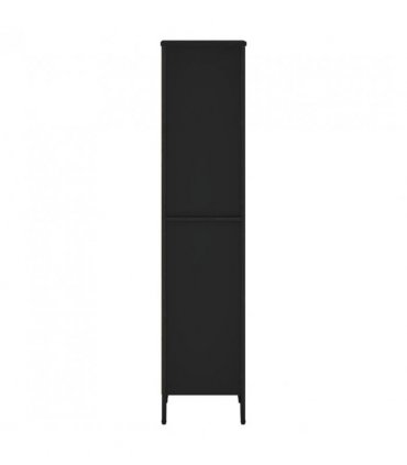 vidaXL Bookcase Black 50x31x137.5 cm Engineered Wood
