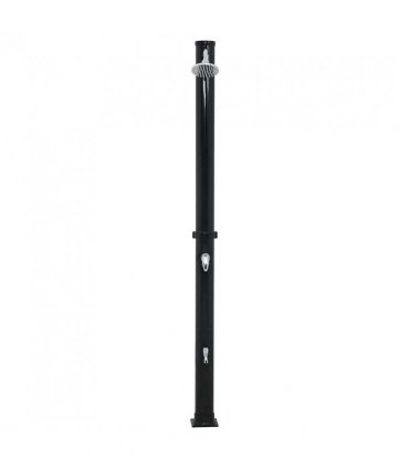 vidaXL Solar Shower Black 220 cm 20 L