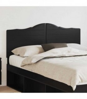 vidaXL Headboard Black Oak Engineered wood