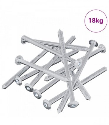 vidaXL Screw 1000 pcs Silver M6 x 100 mm Steel