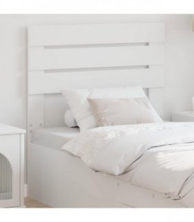 vidaXL Headboard White Engineered wood