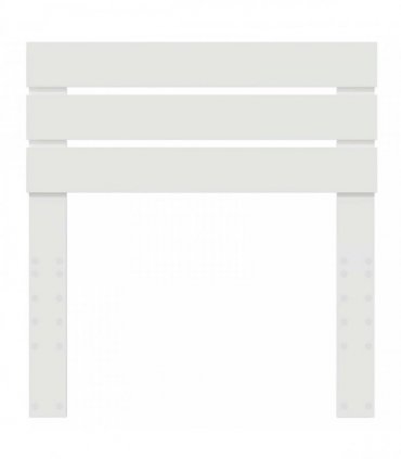 vidaXL Headboard White Engineered wood
