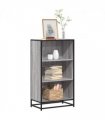 vidaXL Book Cabinet Grey Sonoma 60x35x107.5 cm Engineered Wood