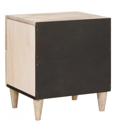 vidaXL Bedside Cabinet White 40 x 33 x 46 cm Engineered Wood