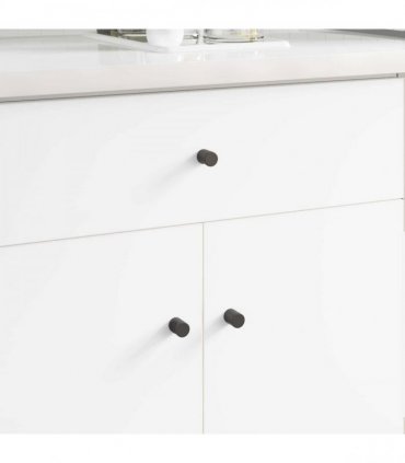 vidaXL Cabinet Knob 1011 pcs Black Iron